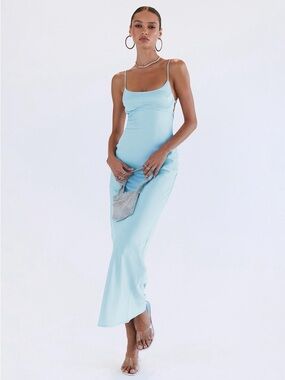 Princess Polly Ravia Maxi Dress Blue Size 8